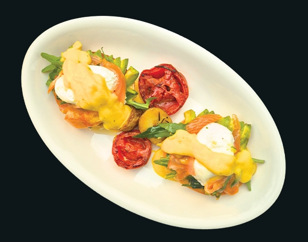 Pcuisine Smoked Salmon, Spinach and Avocado