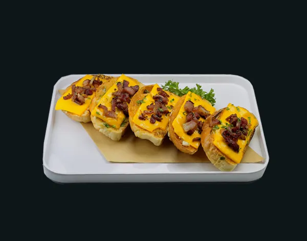 2. Crispy Bacon & Cheese Bread